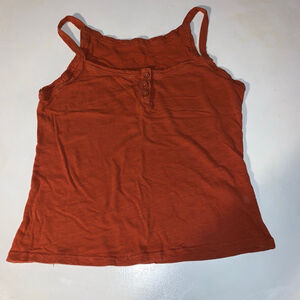 Women's Joe Fresh rust Orange Tank Top S